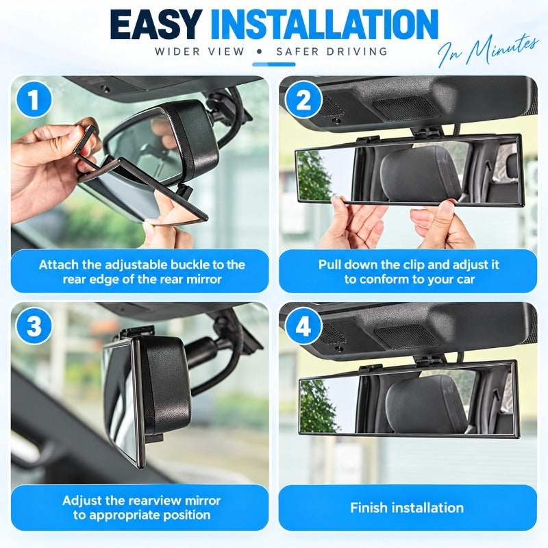 Wide Angle Car Rear View Mirror